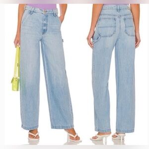 MOTHER Snacks The Fun Dip Utility Puddle Jeans